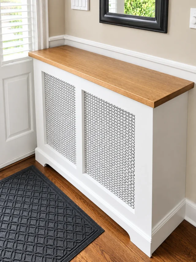 Action Cabinetry custom build radiator covers